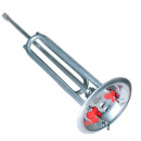 0036243 ТЭН GS 2500W/220V, нерж., фланец 92мм., под винт