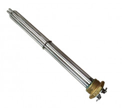 Блок ТЭН 6000W 220/400V - G1,5 (48мм), нерж, L-43см, под винт