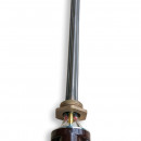 3402207_kit ТЭН радиаторный RG 700W/220V, левая резьба G1 (33мм.) + термостат