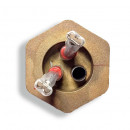 3402100_kit ТЭН радиаторный RG 1000W/220V, правая резьба G1 (33мм.) + термостат