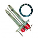 5851299 Фланец Austria Email в сборе с ТЭНами 12kW