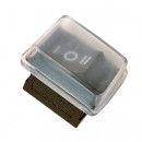 301207 Переключатель двухрежимный черный 6A/250V