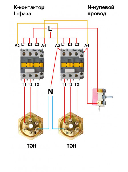 Фланец Austria Email в сборе с ТЭНами 24kW/220V