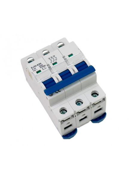 Автоматический выключатель ZOTA Ev30-63N 3P 6kA 25A C