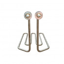 TF504 ТЭН для фритюрницы 3000W/230V L-300мм, H-170мм. S-LN-25мм.