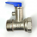 180534 Клапан предохранительный с рычажком 3/4, 6,0 Бар