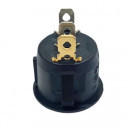 66050 Выключатель одноклавишный 10А/250V, круглый (красный)