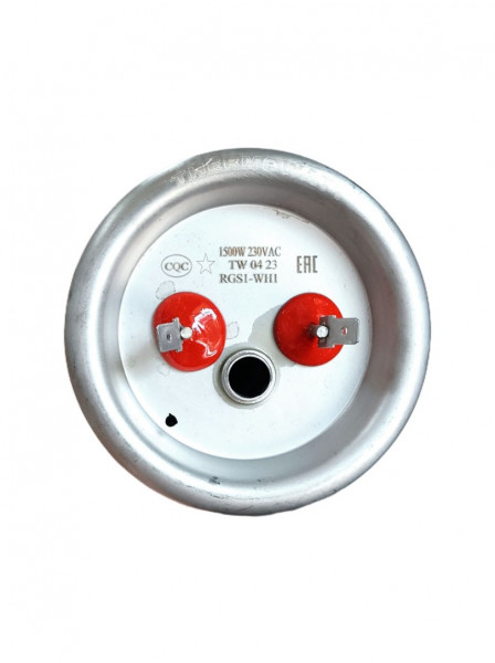 ТЭН RF 2000W, TW нерж AISI 316L, М6, клеммы под разьем, L370мм