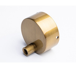 Коробка для скрытой проводки бронза состаренная глянцевая