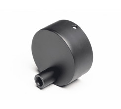 Коробка для скрытой проводки черная глянцевая