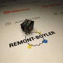 006194 Переключатель 2-х клавишный с зелёной подсветкой 220V 15A