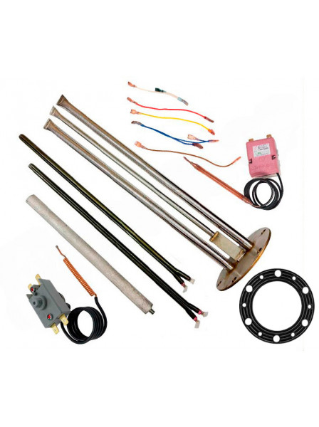 Фланец из нерж. стали 2200W с сухими ТЭНами в сборе EWH Basis, PSH-TM (c 2008 г.в.)