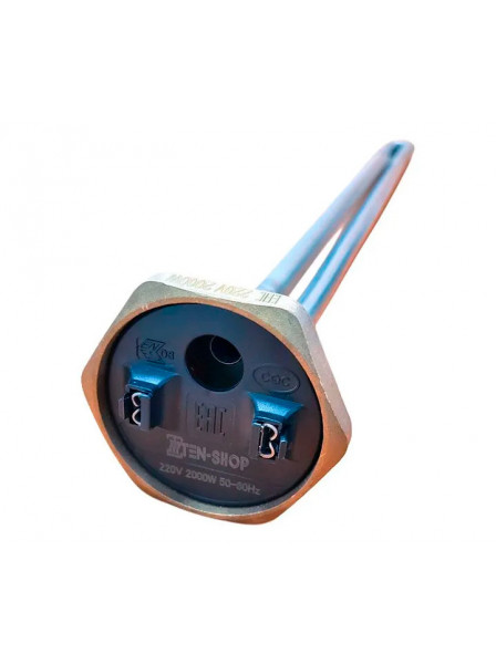 ТЭН радиаторный RDT 2000W, левая резьба, D42мм (G1 1/4)