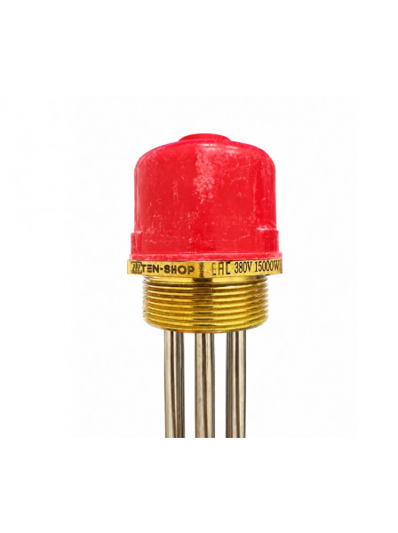 Блок ТЭН 15,0kW/380V, нерж., L-405мм, резьба G2