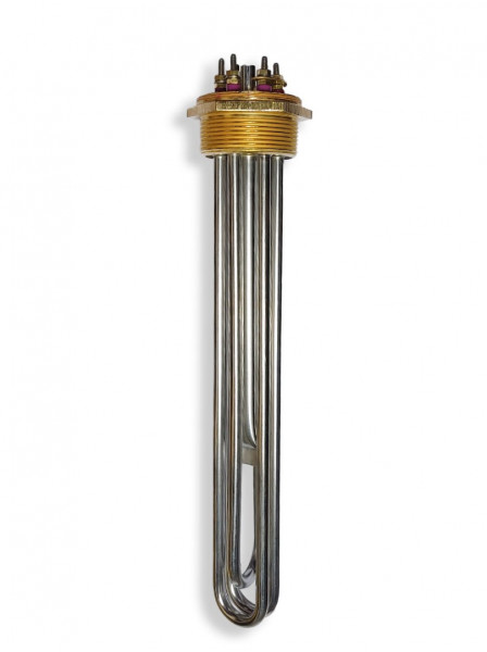 Блок ТЭН G2 - 6000W/220V, нерж., L=310мм., с трубкой