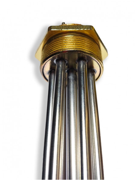 Блок ТЭН G2 - 6000W/220V, нерж., L=310мм., с трубкой