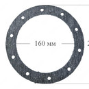 27005 Паронитовая прокладка фланца ЭПО-2,5-60; 132-240 (10 отв.)